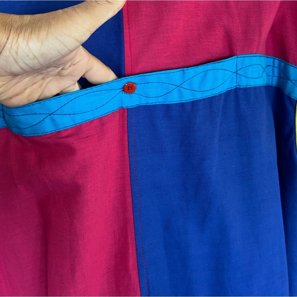 Cheppu Women's Patchwork Color Block Jacket Xl Ar… - image 8